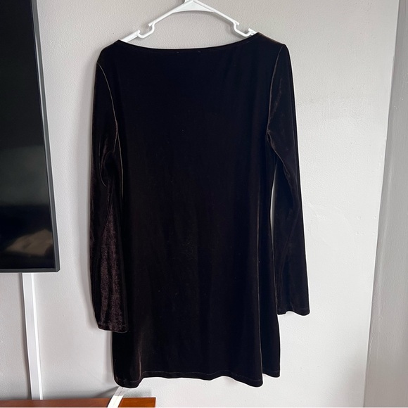 NWT Reformation Jaelynn Knit Dress Deep Brown Velvet L - Picture 10 of 10